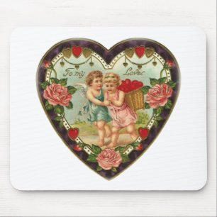 Victoriaans Valentijn naar mijn liefde II Muismat
