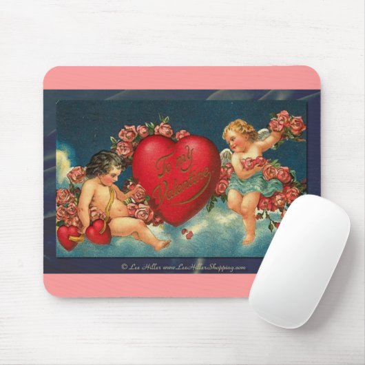 Victoriaans Valentijn naar mijn Valentijn Muismat (Met muis)