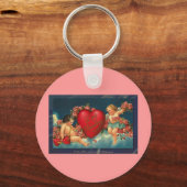 Victoriaans Valentijn naar mijn Valentijn Sleutelhanger (Voorkant)