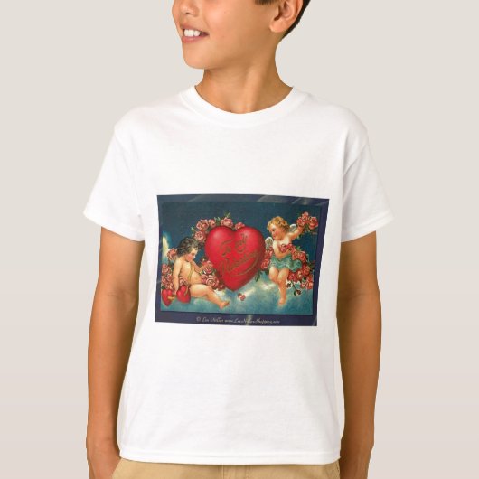 Victoriaans Valentijn naar mijn Valentijn T-shirt (Voorkant)