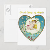 Victoriaans Valentijn op de Angels Gifts Feestdagenkaart (Voorkant / Achterkant)