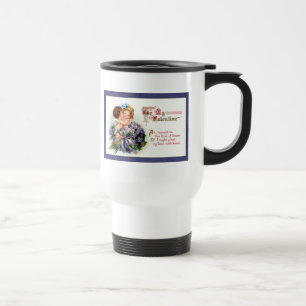 Victoriaans Valentijn "The Bliss of Kisses" cadeau Reisbeker