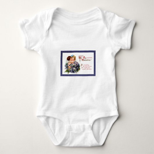 Victoriaans Valentijn "The Bliss of Kisses" cadeau Romper (Voorkant)