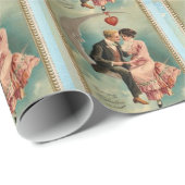 Victoriaans valentijnen cadeaupapier (Rol Hoek)