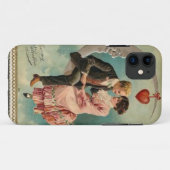 Victoriaans valentijnen Case-Mate iPhone case (Achterkant (horizontaal))