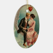 Victoriaans valentijnen keramisch ornament (Rechts)