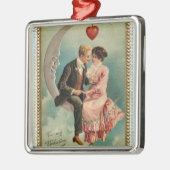 Victoriaans valentijnen metalen ornament (Links)