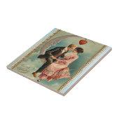 Victoriaans valentijnen tegeltje (Zijkant)