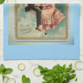 Victoriaans valentijnen theedoek (Gevouwen)