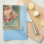 Victoriaans valentijnen theedoek (Quarter Fold)