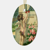  Victoriaans Valentijnsdag, Angel Hearts Keramisch Ornament (Links)