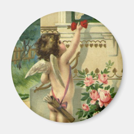  Victoriaans Valentijnsdag, Angel Hearts Magneet (Voorkant)