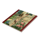 Victoriaans Valentijnsdag, Angel Hearts Tegeltje (Zijkant)