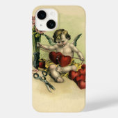 Victoriaans Valentijnsdag Angel Seamstress Case-Mate iPhone Case (Achterkant)