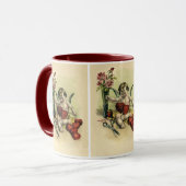  Victoriaans Valentijnsdag Angel Seamstress Mok (Voorkant links)