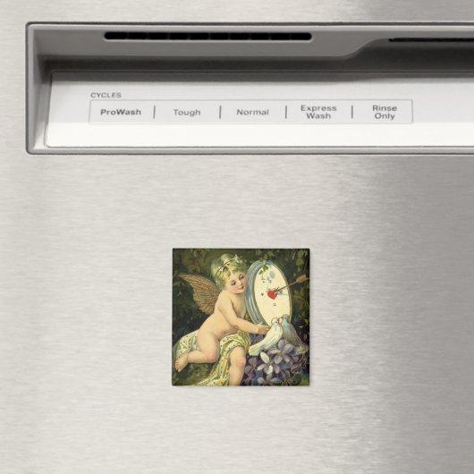  Victoriaans Valentijnsdag, Angel-Tortelduifjes Magneet (Insitu (Vaatwasser))