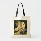  Victoriaans Valentijnsdag, Angel-Tortelduifjes Tote Bag (Voorkant)