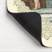  Victoriaans Valentijnsdag, Angel w Letters Muismat (Hoek)