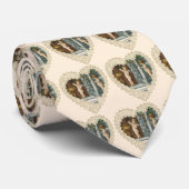  Victoriaans Valentijnsdag, Angel w Letters Stropdas (Opgerold)