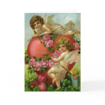 Victoriaans Valentijnsdag Angels Heart Roos