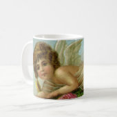  Victoriaans Valentijnsdag Angels Heart Roos Koffiemok (Voorkant links)