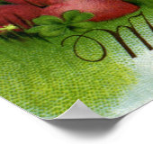  Victoriaans Valentijnsdag Angels Heart Roos Poster (Hoek)