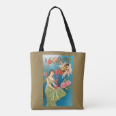  Victoriaans Valentijnsdag Angels & Hearts Tote Bag (Achterkant)