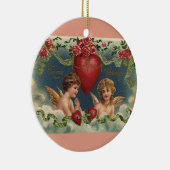  Victoriaans Valentijnsdag Angels in de hemel Keramisch Ornament (Rechts)
