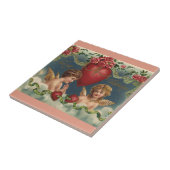  Victoriaans Valentijnsdag Angels in de hemel Tegeltje (Zijkant)