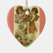  Victoriaans Valentijnsdag, Angels Rozen Keramisch Ornament (Rechts)