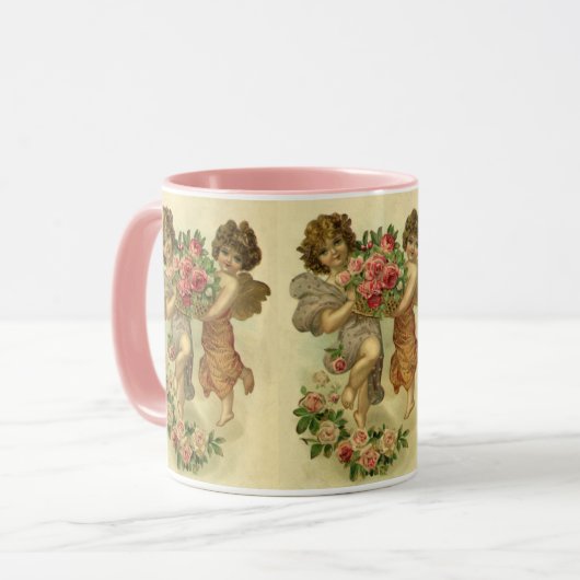  Victoriaans Valentijnsdag, Angels Rozen Mok (Voorkant links)