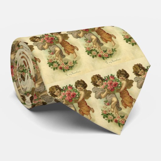 Victoriaans Valentijnsdag, Angels Rozen Stropdas (Opgerold)