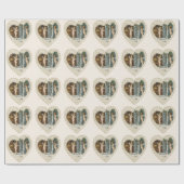 Victoriaans Valentijnsdag,  Angels w Letter Cadeaupapier (Vlak)