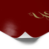 Victoriaans Valentijnsdag,  Angels w Letter Poster (Hoek)