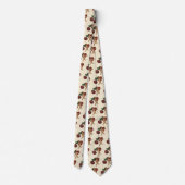  Victoriaans Valentijnsdag Cherub en Roos Stropdas (Achterkant)