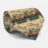  Victoriaans Valentijnsdag, Cherubs in Boat Stropdas (Opgerold)