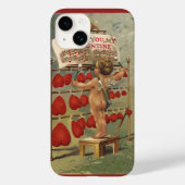  Victoriaans Valentijnsdag, Cupid en Harten Case-Mate iPhone Case (Achterkant)