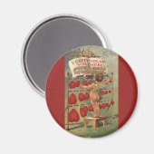  Victoriaans Valentijnsdag, Cupid en Harten Magneet (Voorkant / Achterkant)