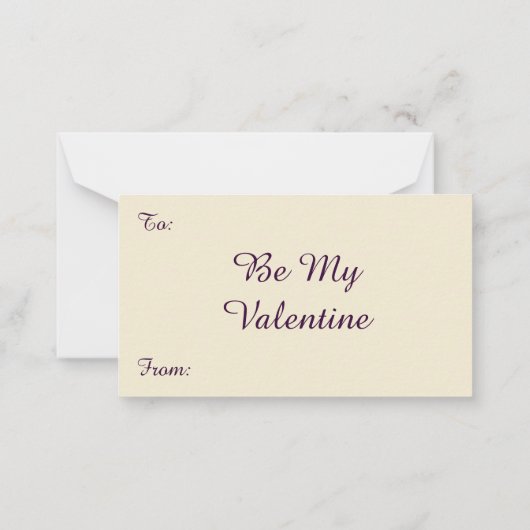  Victoriaans Valentijnsdag Cupid met hart Notitiekaartje (Achterkant)