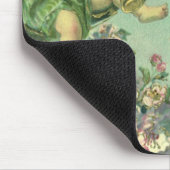  Victoriaans Valentijnsdag Cupids Hartstructuur Muismat (Hoek)