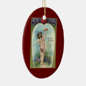 Victoriaans Valentijnsdag, Cupid's Message Keramisch Ornament (Rechts)