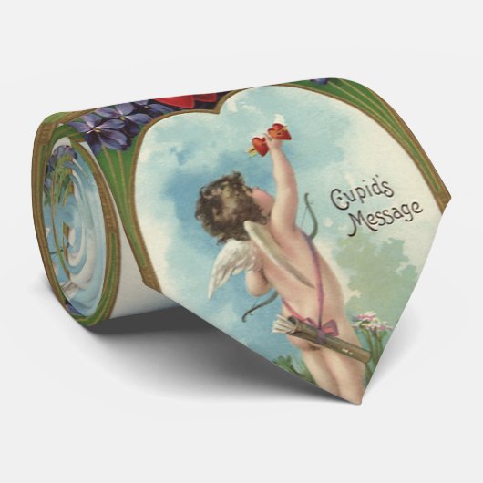  Victoriaans Valentijnsdag, Cupid's Message Stropdas (Opgerold)