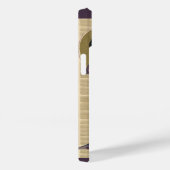 Victoriaans Valentijnsdag, dame in Paars Case-Mate iPhone Case (Achterkant / Rechts)