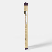 Victoriaans Valentijnsdag, dame in Paars Case-Mate iPhone Case (Achterkant / Links)