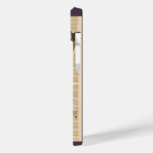  Victoriaans Valentijnsdag, dame in Paars Case-Mate iPhone Case (Achterkant / Links)