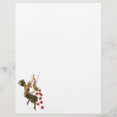 Victoriaans Valentijnsdag, Dame op een Swing Flyer (Achterkant)