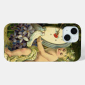 Victoriaans Valentijnsdag, Engel Tortelduifjes Case-Mate iPhone Case (Achterkant (horizontaal))