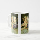 Victoriaans Valentijnsdag,  Engel Tortelduifjes Koffiemok (Voorkant links)