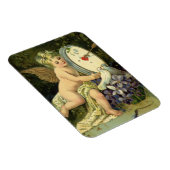 Victoriaans Valentijnsdag,  Engel Tortelduifjes Magneet (Rechterzijde)