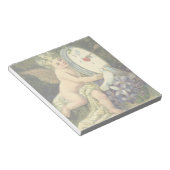 Victoriaans Valentijnsdag,  Engel Tortelduifjes Notitieblok (Schuin)